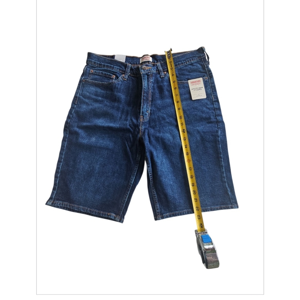 Signature by Levi Strauss Blue Jean Shorts Relaxed Fit